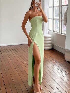 Beginning Boutique | Dresses | Green Crochet Beginning Boutique Dress |  Poshmark